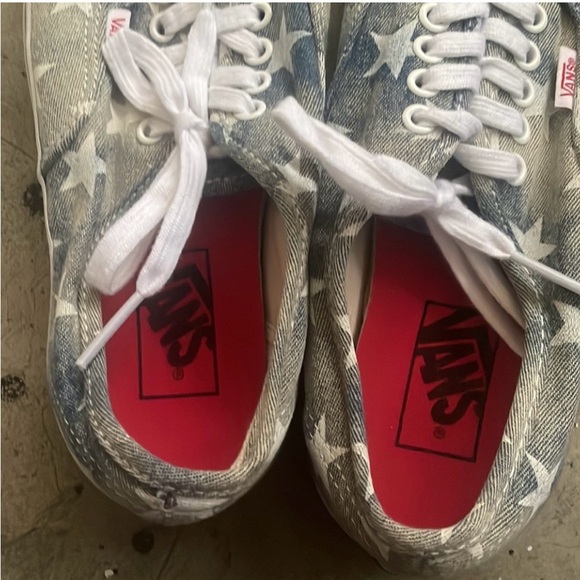 Denim Vans with stars - Picture 3 of 3